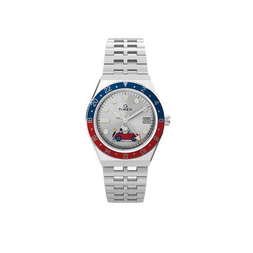 Timex Zegarek Timex x Peanuts® Q Timex® GMT TW2W83300 Kolorowy ze sklepu MODIVO w kategorii Zegarki - zdjęcie 183948763