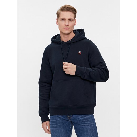 Tommy Hilfiger Bluza Small Imd MW0MW29283 Granatowy Regular Fit ze sklepu MODIVO w kategorii Bluzy męskie - zdjęcie 183948874