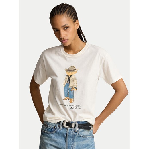Polo Ralph Lauren T-Shirt 211941187001 Biały Regular Fit Polo Ralph Lauren S MODIVO