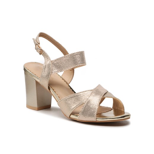 Clara Barson Sandały KL-230801-01 Złoty Clara Barson 41 MODIVO