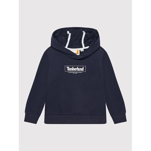 Timberland Bluza T25T09 D Granatowy Regular Fit ze sklepu MODIVO w kategorii Bluzy chłopięce - zdjęcie 183949013