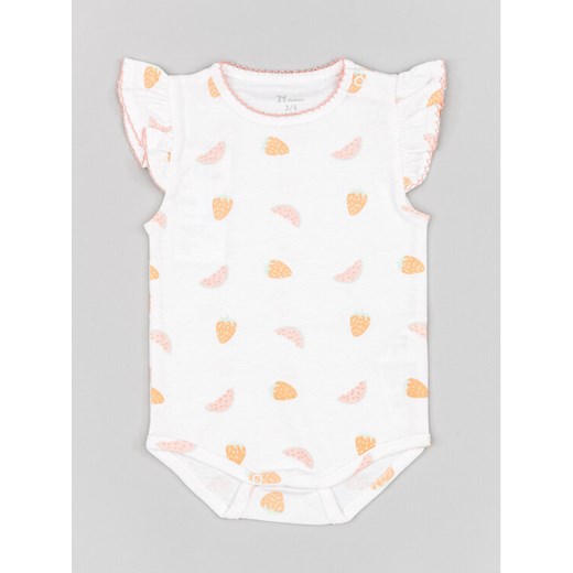 Zippy Body dziecięce ZNGAP0304 23006 Écru Regular Fit ze sklepu MODIVO w kategorii Body niemowlęce - zdjęcie 183949052