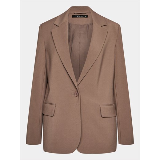 Gina Tricot Marynarka 20227 Brązowy Straight Fit ze sklepu MODIVO w kategorii Marynarki damskie - zdjęcie 183949063