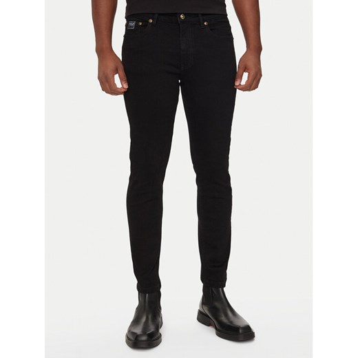 Versace Jeans Couture Jeansy 77GAB5K0 CDW00 Czarny Skinny Fit ze sklepu MODIVO w kategorii Jeansy męskie - zdjęcie 183949083