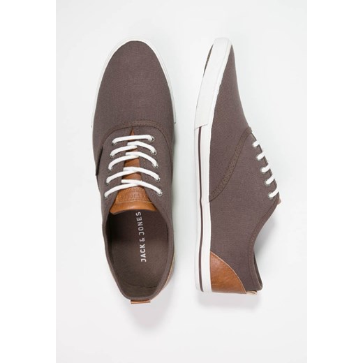Jack & Jones JJSPIDER URBAN Tenisówki i Trampki potting soil zalando szary sznurówki