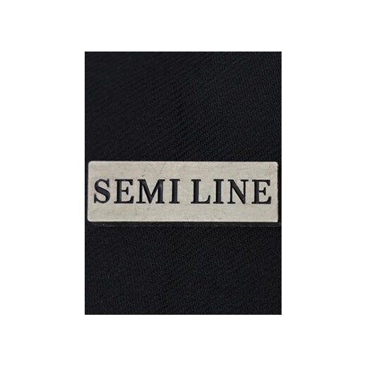 Semi Line Walizka średnia T5771-2 Czarny Semi Line OS MODIVO