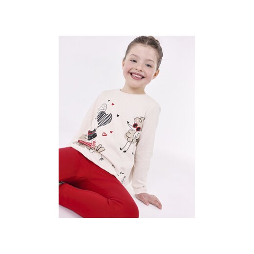 Mayoral Komplet bluza i 2 pary legginsów 4.794 Czerwony Regular Fit Mayoral 6Y MODIVO