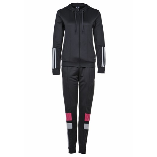 adidas Performance ICONIC  Dres dark grey/solar pink zalando szary długie