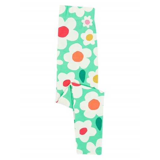 Frugi Legginsy "Leona" w kolorze miętowo-białym Frugi 134/140 promocja Limango Polska