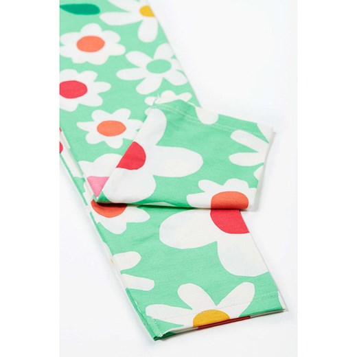 Frugi Legginsy "Leona" w kolorze miętowo-białym Frugi 104/110 okazyjna cena Limango Polska