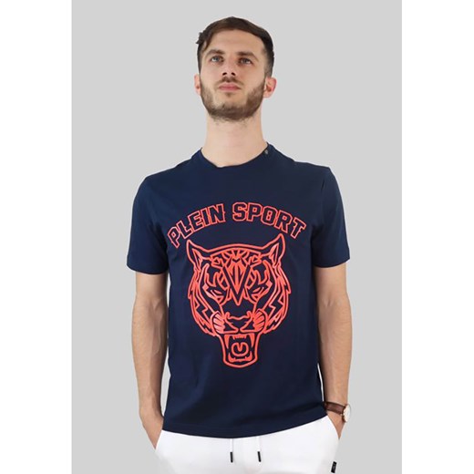 Plein Sport Koszulka w kolorze granatowym ze sklepu Limango Polska w kategorii T-shirty męskie - zdjęcie 183969044