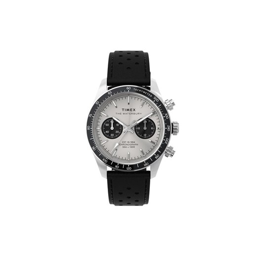 Zegarek Timex Waterbury Heritage TW2Y19300 Czarny ze sklepu eobuwie.pl w kategorii Zegarki - zdjęcie 183969361