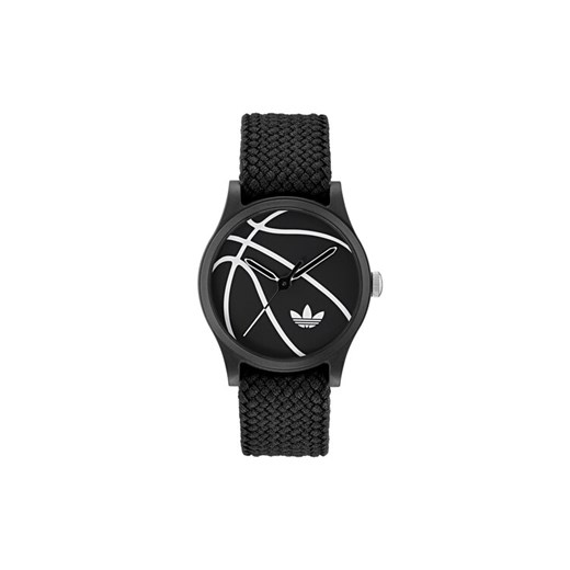 Zegarek adidas Game One AOSY25024 Czarny ze sklepu eobuwie.pl w kategorii Zegarki - zdjęcie 183969391