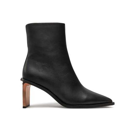 Botki Calvin Klein Ankle Boot 70 Lth HW0HW02092 Czarny ze sklepu eobuwie.pl w kategorii Botki - zdjęcie 183969424