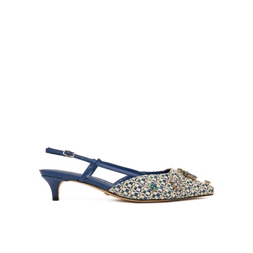 Sandały Guess FLPJSN FAB03 Niebieski ze sklepu eobuwie.pl w kategorii Sandały damskie - zdjęcie 183969452