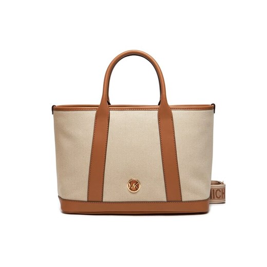 Torebka MICHAEL Michael Kors 30S4G99S8O Beżowy ze sklepu eobuwie.pl w kategorii Torby Shopper bag - zdjęcie 183969550