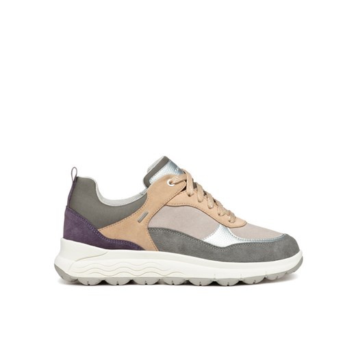 Sneakersy Geox D Spherica 4X4 B Abx D3626D 00022 C9F8H Szary ze sklepu eobuwie.pl w kategorii Buty sportowe damskie - zdjęcie 183969574