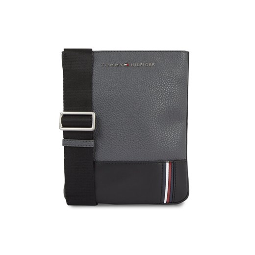 Saszetka Tommy Hilfiger Th Central Mini Crossover AM0AM12450 Szary ze sklepu eobuwie.pl w kategorii Saszetki - zdjęcie 183969591