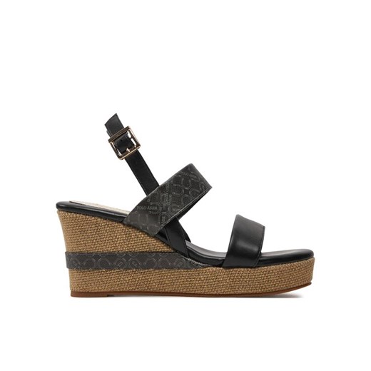 Sandały U.S. Polo Assn. Alyssa019 Print Czarny ze sklepu eobuwie.pl w kategorii Sandały damskie - zdjęcie 183969650