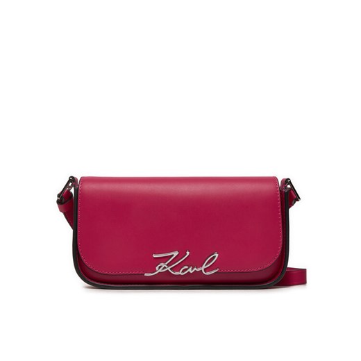 Torebka KARL LAGERFELD 245W3043 Czerwony ze sklepu eobuwie.pl w kategorii Listonoszki - zdjęcie 183969671
