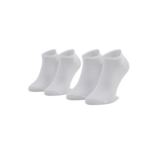 Zestaw 2 par niskich skarpet męskich Tommy Hilfiger 342023001 Biały Tommy Hilfiger 43_46 eobuwie.pl