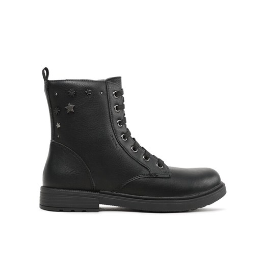 Botki Geox Jr Eclair J169QQ 00054 C9999 D Czarny ze sklepu eobuwie.pl w kategorii Botki - zdjęcie 183969834