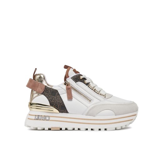 Sneakersy Liu Jo Maxi Wonder 72 BA4057 PX454 Biały ze sklepu eobuwie.pl w kategorii Trampki damskie - zdjęcie 183969904