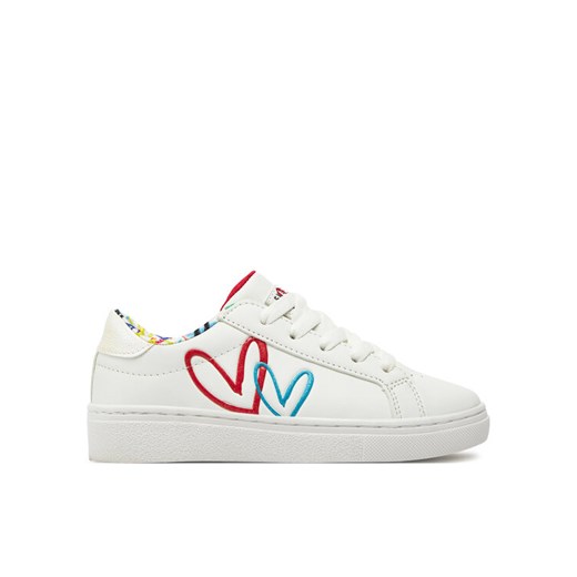 Sneakersy Skechers Whole Heart 314973L/WMLT Biały ze sklepu eobuwie.pl w kategorii Trampki dziecięce - zdjęcie 183969960