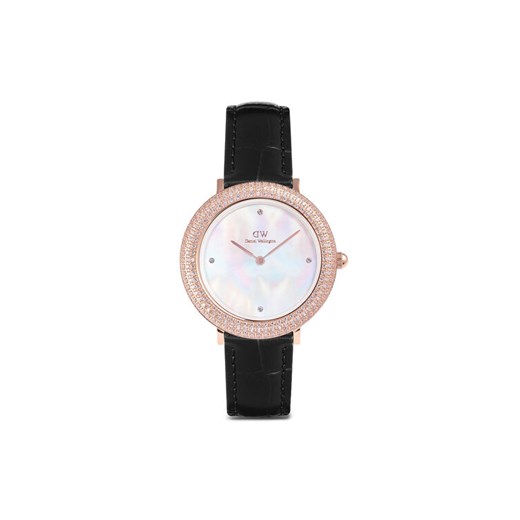 Zegarek Daniel Wellington Crystalline Bezel 32 DW00100827 Różowe złoto ze sklepu eobuwie.pl w kategorii Zegarki - zdjęcie 183970043