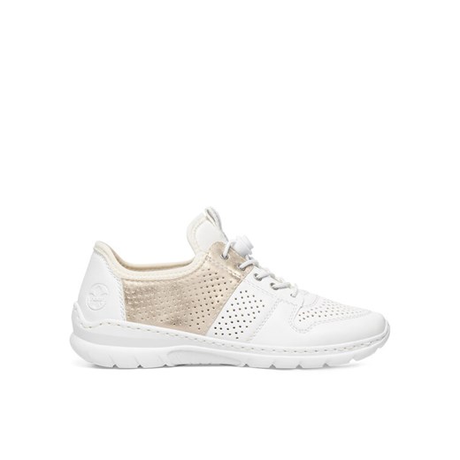 Sneakersy Rieker L3254-80 Biały ze sklepu eobuwie.pl w kategorii Półbuty damskie - zdjęcie 183970273