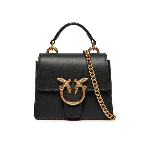 Torebka Pinko Love One Top Handle Micro Light AI 24-25 PCPL 102740 A0F1 Czarny ze sklepu eobuwie.pl w kategorii Torebki damskie - zdjęcie 183970302