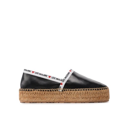Espadryle LOVE MOSCHINO JA10323G1GIA0000 Czarny ze sklepu eobuwie.pl w kategorii Espadryle damskie - zdjęcie 183970303