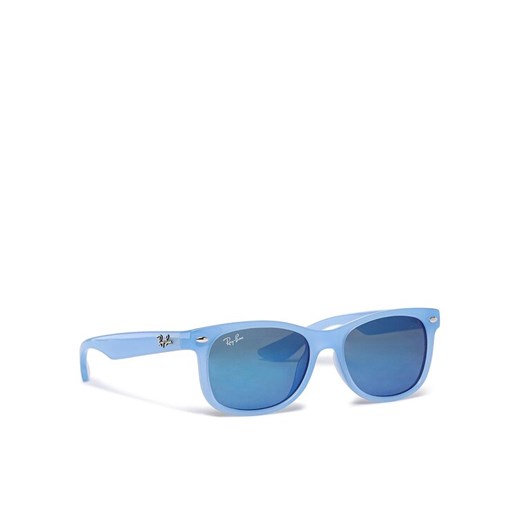 Okulary przeciwsłoneczne dziecięce Ray-Ban 0RJ9052S 714855 Błękitny ze sklepu eobuwie.pl w kategorii Okulary przeciwsłoneczne dziecięce - zdjęcie 183970352