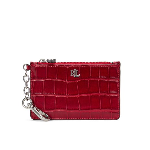 Etui na karty kredytowe LAUREN RALPH LAUREN 432951705001 Czerwony ze sklepu eobuwie.pl w kategorii Etui - zdjęcie 183970414
