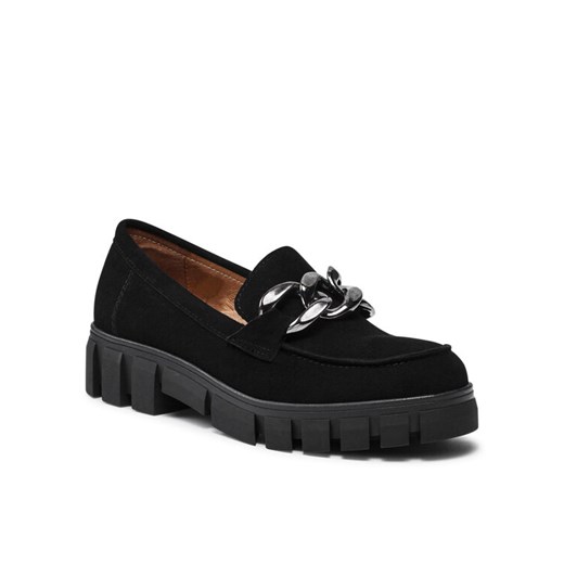 Loafersy Nessi 21085 Czarny ze sklepu eobuwie.pl w kategorii Półbuty damskie - zdjęcie 183970502