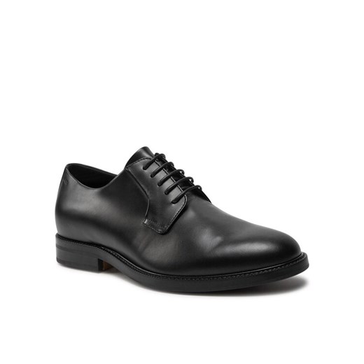 Półbuty Boss Dressletic Derb Bo 50513353 Czarny ze sklepu eobuwie.pl w kategorii Półbuty męskie - zdjęcie 183970583