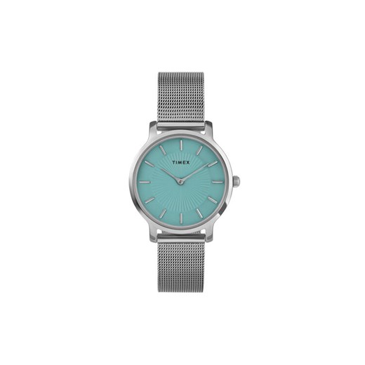 Zegarek Timex Transcend TW2Y10100 Srebrny ze sklepu eobuwie.pl w kategorii Zegarki - zdjęcie 183970691