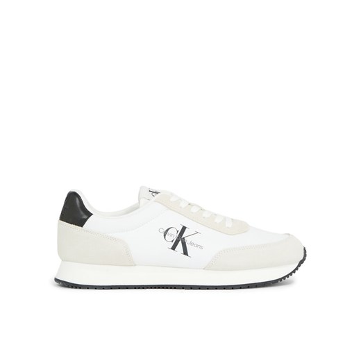 Sneakersy Calvin Klein Jeans Retro Runner Su-Ny Mono YM0YM00746 Biały 43 eobuwie.pl