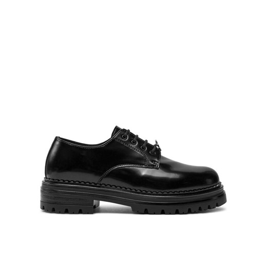 Oxfordy Calvin Klein Jeans Low Cut Lace-Up V4A4-81028-1453 S Czarny ze sklepu eobuwie.pl w kategorii Półbuty dziecięce - zdjęcie 183970860