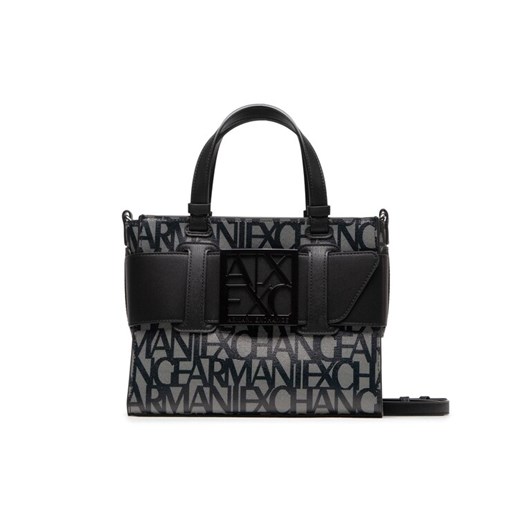 Torebka Armani Exchange 942690 3F742 00850 Czarny ze sklepu eobuwie.pl w kategorii Kuferki - zdjęcie 183970923