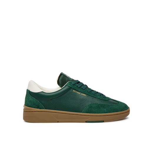Sneakersy MICHAEL Michael Kors Wilton Leather and Suede Sneaker 42F4WLFS1L Zielony ze sklepu eobuwie.pl w kategorii Buty sportowe męskie - zdjęcie 183971012