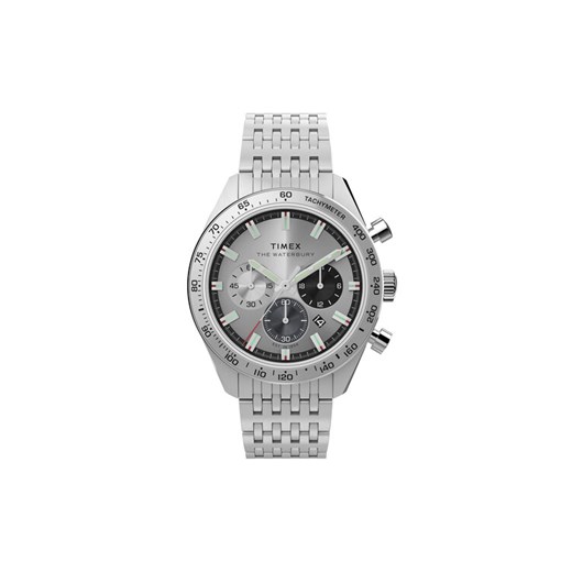 Zegarek Timex Waterbury TW2Y18700 Srebrny ze sklepu eobuwie.pl w kategorii Zegarki - zdjęcie 183971052