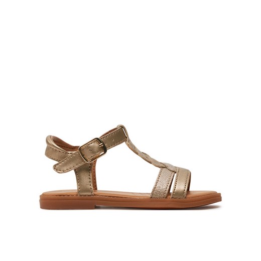 Sandały Geox J Sandal Karly Girl J4535H 0NFQD C2010 M Złoty ze sklepu eobuwie.pl w kategorii Sandały dziecięce - zdjęcie 183971112