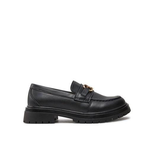Półbuty Tommy Hilfiger T3A4-33571-1351999 M Czarny ze sklepu eobuwie.pl w kategorii Mokasyny dziecięce - zdjęcie 183971180