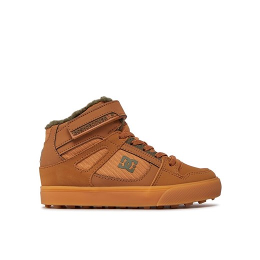 Sneakersy DC Pure Ht Wnt Ev ADBS300327 Brązowy ze sklepu eobuwie.pl w kategorii Buty zimowe dziecięce - zdjęcie 183971191