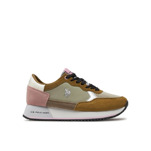 Sneakersy U.S. Polo Assn. Sacha002 SACHA002W/4ST1 Brązowy 36 eobuwie.pl