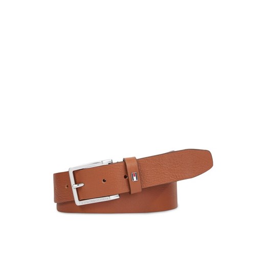 Pasek Męski Tommy Hilfiger Oliver 3.5 Adj AM0AM12166 Brązowy ze sklepu eobuwie.pl w kategorii Paski męskie - zdjęcie 183971211
