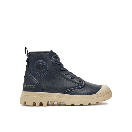 Trapery Palladium Pampa Hi Re Vegan Lth 74378-410-M Granatowy ze sklepu eobuwie.pl w kategorii Workery damskie - zdjęcie 183971260