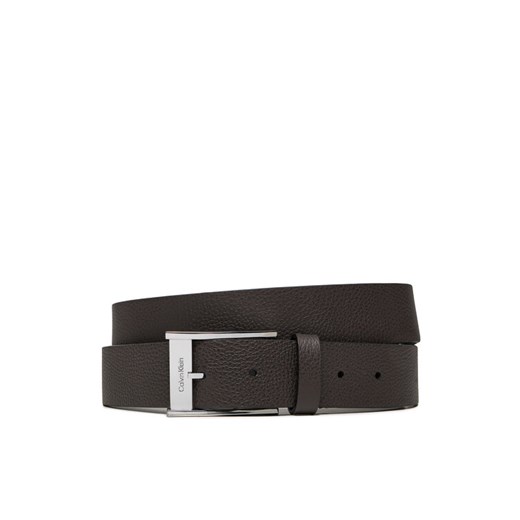 Pasek Męski Calvin Klein Ck Sleek Pb 35mm K50K511959 Brązowy ze sklepu eobuwie.pl w kategorii Paski męskie - zdjęcie 183971334