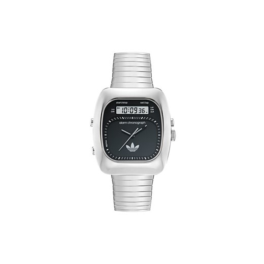 Zegarek adidas Retro Wave Three Chronograph AOSY25013 Srebrny ze sklepu eobuwie.pl w kategorii Zegarki - zdjęcie 183971490
